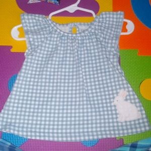 Blue plaid bunny dress/shirt